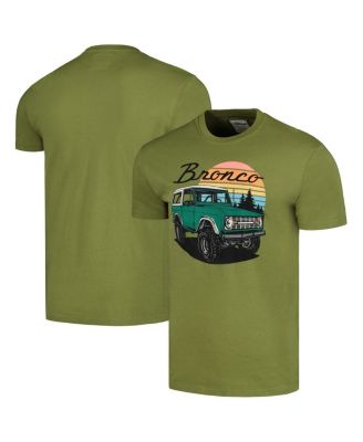 American Needle - Men's Olive Bronco Brass Tacks T-Shirt