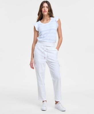 Nautica Jeans - Women's Seersucker Utility Pants