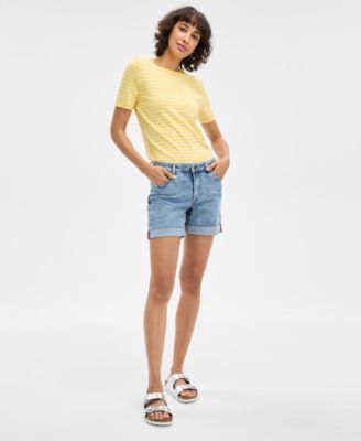 Nautica Jeans - Women's Cuffed Denim Shorts