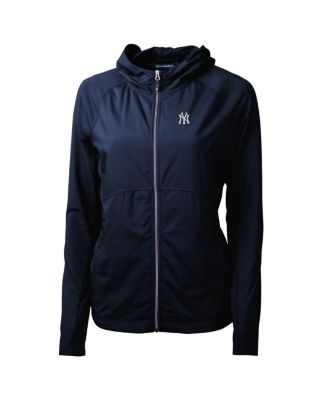 Cutter & Buck - Women's Navy New York Yankees Adapt Eco Knit Full-Zip Jacket