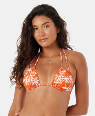 Roxy - Juniors' Double-Strap Triangle Bikini Top
