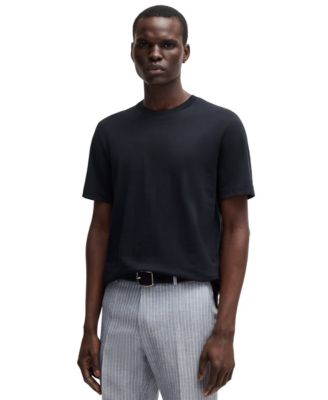 Hugo Boss - Men's Cotton Silk Blend Regular-Fit T-shirt