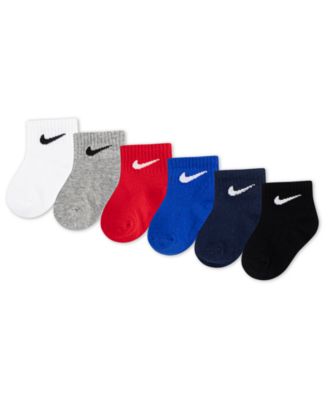 Nike - Baby Swoosh Ankle Socks, Pack of 6