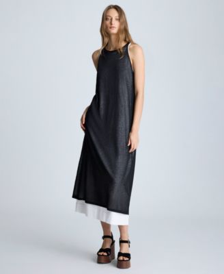 Kenneth Cole - Women's Double-Layer Midi Tank Dress