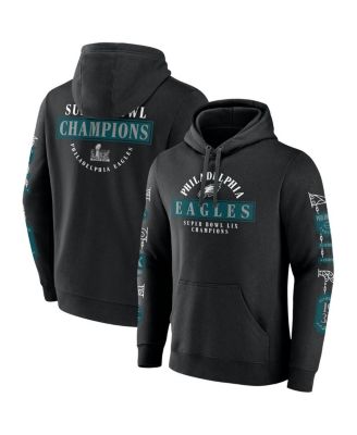 Fanatics - Men's Black Philadelphia Eagles Super Bowl LIX Champions Big Tall Pullover Hoodie