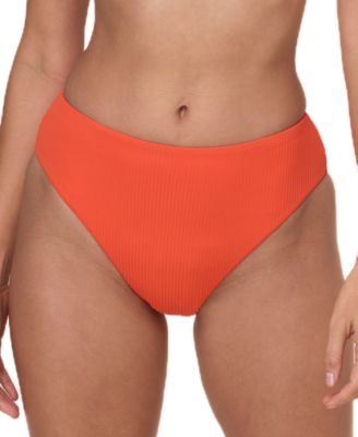 Andie - Women's The 90s High-Waisted Ribbed Bikini Bottoms