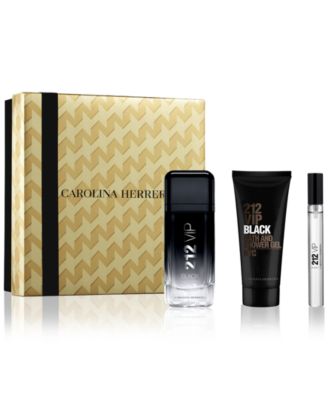 Carolina Herrera - Men's 3-Pc. 212 VIP Black Eau de Parfum Gift Set