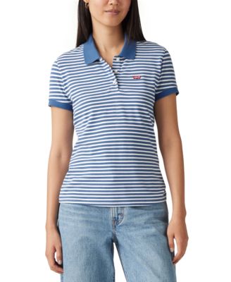 Levi's - Women's Short-Sleeve Piqu&eacute; Knit Polo Shirt