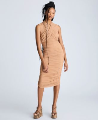 Kenneth Cole - Women's Ruched Bodycon Dress