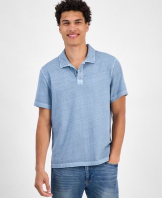 Sun + Stone - Men's Sun Faded Short Sleeve Polo Shirt