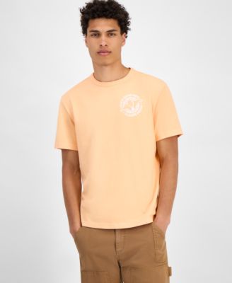 Sun + Stone - Men's Short Sleeve Manta Ray Graphic Crewneck T-Shirt