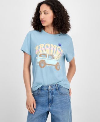 Grayson Threads, The Label - Juniors' Crewneck Bronco T-Shirt