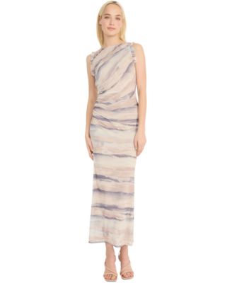 Donna Morgan - Women's Boat-Neck Sleeveless Bodycon Dress