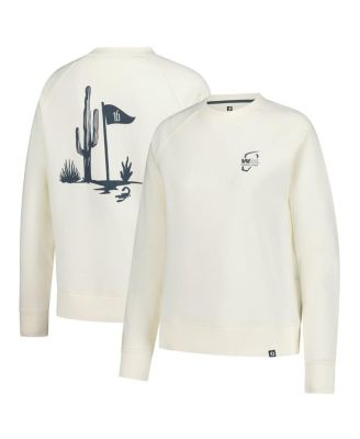 FootJoy - Women's Cream WM Phoenix Open Raglan Pullover Sweatshirt