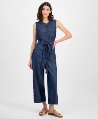 Tommy Hilfiger - Women's Striped Belted Midi Dress