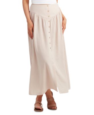BCX - Juniors' Gauzy Textured Airflow Skirt