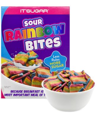 IT'SUGAR - Sour Rainbow Bites Cereal Box, 14 oz.