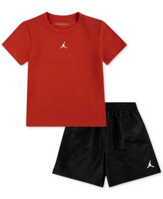 Macy's - Toddler Boys Dri-FIT Jumpman Woven Play Jersey T-Shirt & Mesh Shorts, 2 Piece Set