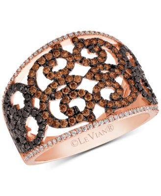Le Vian - Diamond Filigree Ring (1-1/20 ct. t.w.) in 14k Rose Gold