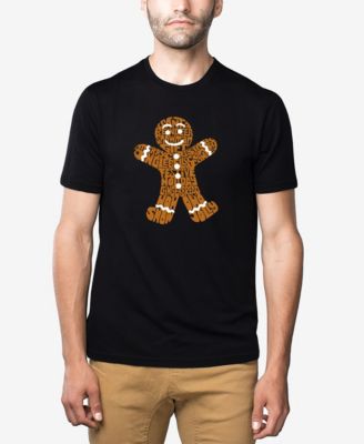 LA Pop Art - Gingerbread - Men's Premium Blend Word Art T-Shirt