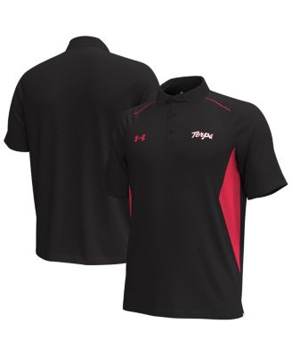Under Armour - Men's Black Maryland Terrapins Title Performance Polo Shirt