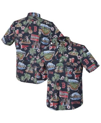 Reyn Spooner - Men’s Navy Boston Red Sox Scenic Tri-Blend Button-Down Shirt