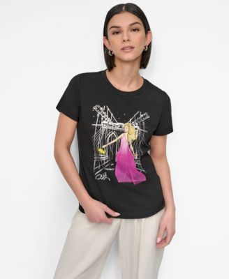 DKNY - Women's Brooklyn Bridge Conversational T-Shirt