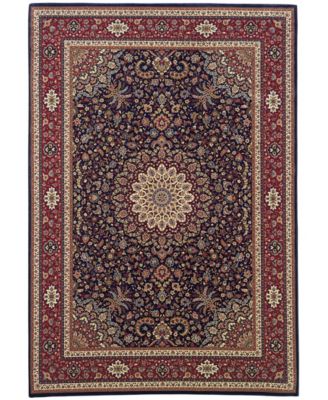 Oriental Weavers - by  "Ariana" Navy Ardebil 9B Area Rug, 4' x 6'
