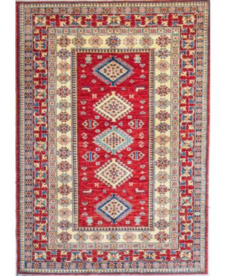 Bashian - One of a Kind Fine Kazak 640381 5'9x8'3 Area Rug