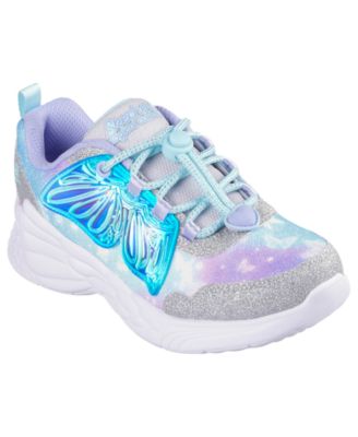 Skechers - Little Girls Dream Racer - Wing Brites Light-Up Casual Sneakers from Finish Line