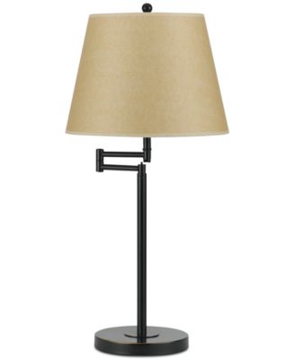 Cal Lighting - 150W 3-Way Andros Metal Swing Arm Table Lamp