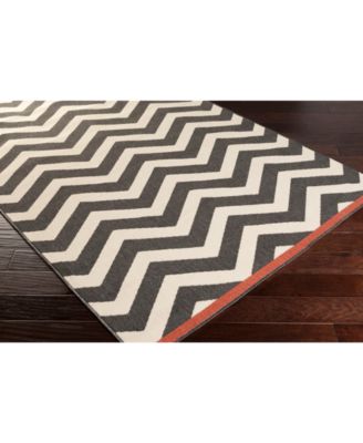 Livabliss - Alfresco ALF-9646 Black 7'3" Round Area Rug