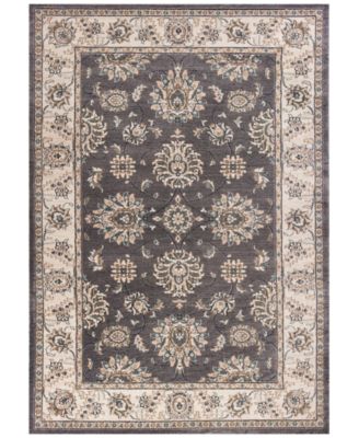 Kas - Avalon han 5608 Grey/Ivory 3'3" x 5'3" Area Rug