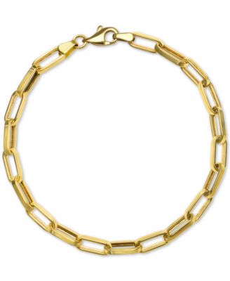 Macy's - Paperclip Link Chain Bracelet in 14k Gold