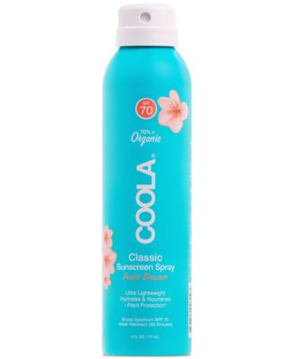 COOLA - Coola Classic Body Sunscreen Spray SPF 70 - Peach Blossom, 6 oz.