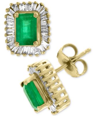 EFFY Collection - Emerald (1 ct. t.w.) and Diamond (5/8 ct. t.w.) in 14k Gold or 14k White Gold