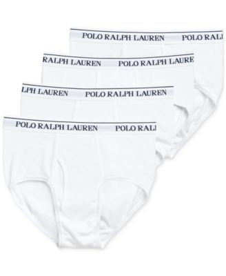 Polo Ralph Lauren - Men's 4-Pk. Classic-Fit Mid-Rise Briefs