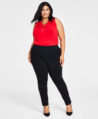 I.N.C. International Concepts - Plus Size Skinny Pull-On Pants