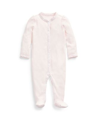 Polo Ralph Lauren - Baby Coverall, Baby Girls Interlock Stretch Creeper