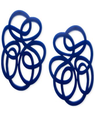 Swanky Designs - Tatiana Swirl Drop Earrings