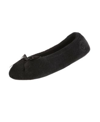 Isotoner Signature - Women's Terry Ballerina Slippers