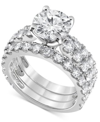 Badgley Mischka - Certified Lab Grown Diamond 3 Pc. Bridal Set (5 ct. t.w.) in 14k Gold