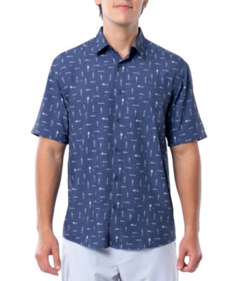 Guy Harvey - Men's Short-Sleeve Cationic Hooks Fishing Shirt