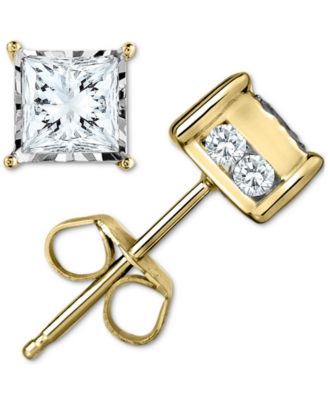 Macy's - Diamond Stud Earrings (1/2 ct. t.w.) in 14k White Gold
