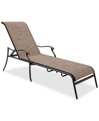 Agio - Wythburn Mix and Match Filigree Sling Outdoor Chaise Lounge