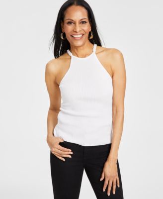 I.N.C. International Concepts - Women's Chain-Strap Halter Top