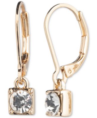 Lauren Ralph Lauren - Gold-Tone Crystal Drop Earrings
