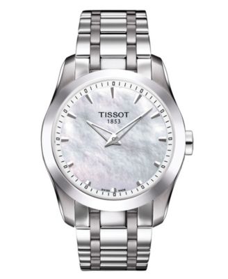 Tissot - Women's Swiss Couturier Grande Stainless Steel Bracelet Watch 33mm
