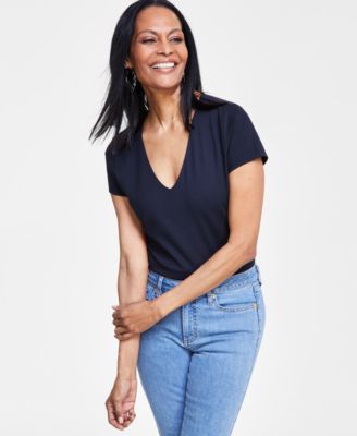 I.N.C. International Concepts - Women's V-Neck Bodysuit