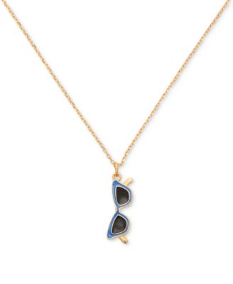 kate spade new york - Gold-Tone Sweet Treasures Mini Pendant Necklace